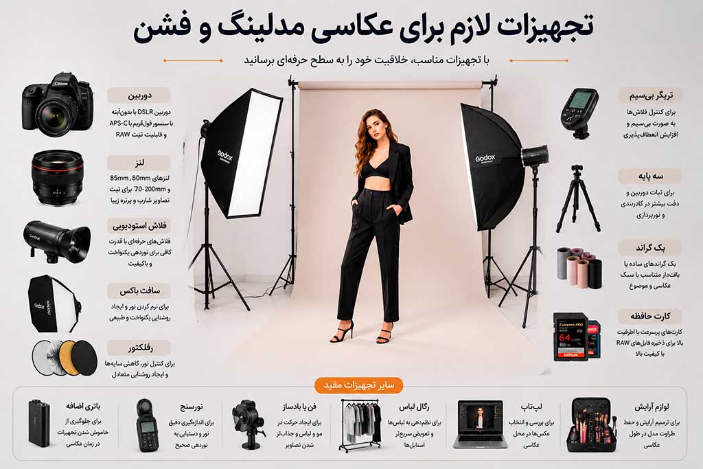 آموزش عکاسی مدلینگ
