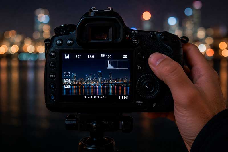 بهترین تنظیمات دوربین برای عکاسی در نور کم 4